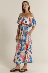 Fate & Becker Soleil Dress - Lobster