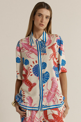 Fate & Becker Soliel Shirt - Lobster Cream