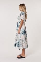 Fate & Becker Solstice Palms Midi Dress