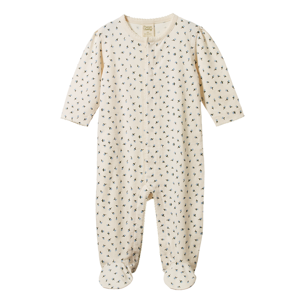 Nature Baby Lucy Suit - Blue Tulip
