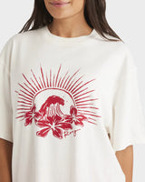 Roxy Womens Chaser Tee - EGRET