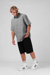 RPM Linen Stripe SS Mens Shirt