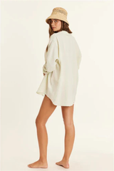 Sisstrevolution Mele LS Woven Striped Shirt - SEA MINT