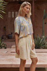 Sass Ozzie Tailored Short - LEMON YELLOW