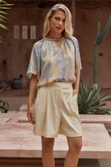 Sass Ozzie Tailored Short - LEMON YELLOW