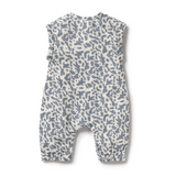 Wilson & Frenchy Crinkle Growsuit - Blue Coral