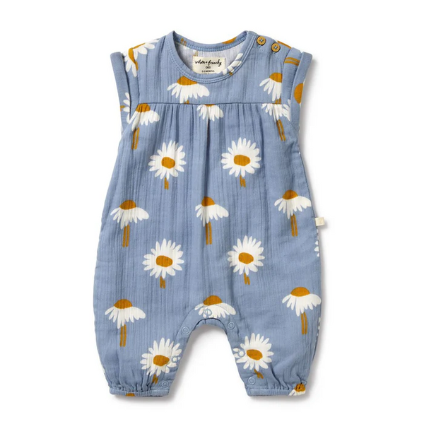 Wilson & Frenchy Crinkle Jumpsuit - Daisy Floral