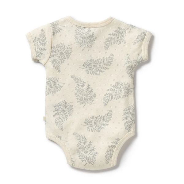 Wilson & Frenchy Forever Ferns Pointelle Bodysuit