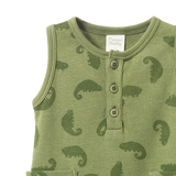 Nature Baby Camper Suit - Chameleon Print