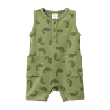 Nature Baby Camper Suit - Chameleon Print