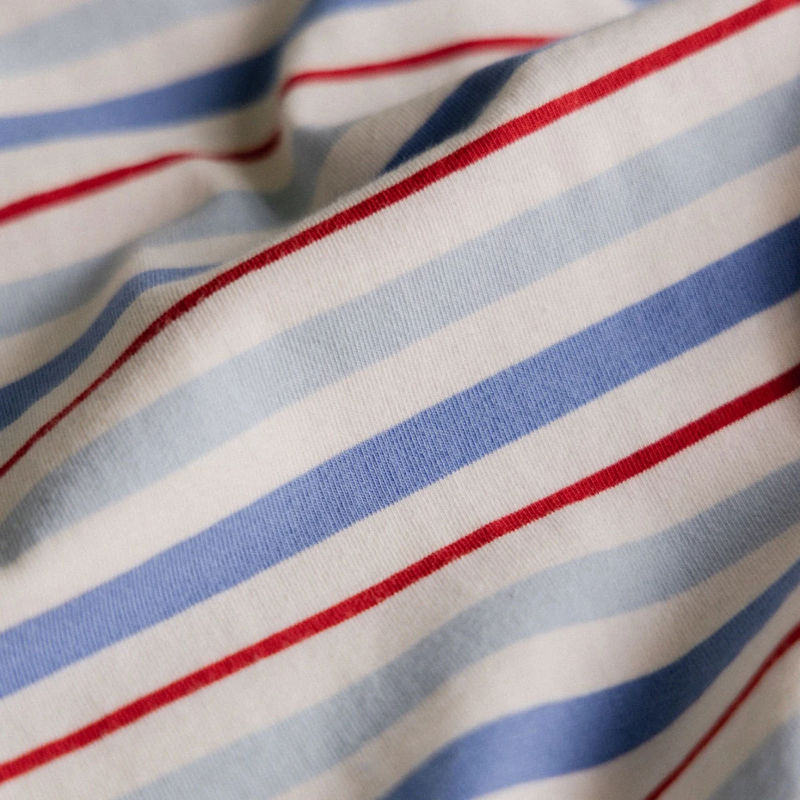 Nature Baby S/S Quincy Romper - Surf Stripe