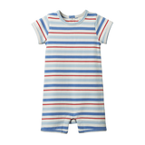 Nature Baby S/S Quincy Romper - Surf Stripe