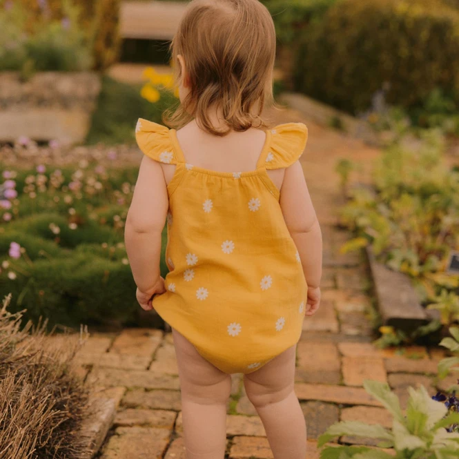 Nature Baby Petal Suit - Chamomile Sunshine