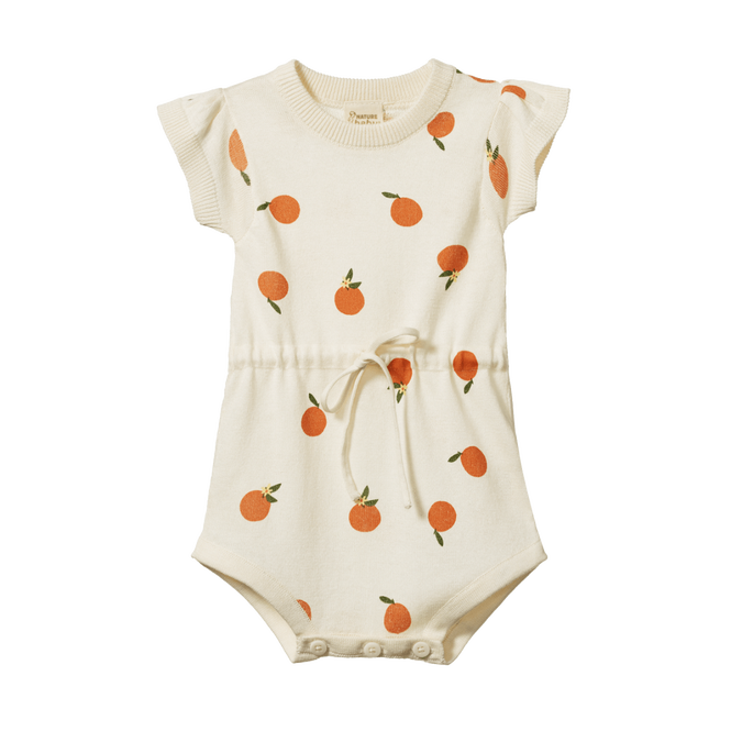 Nature Baby Lottie Suit - Orange Blossom