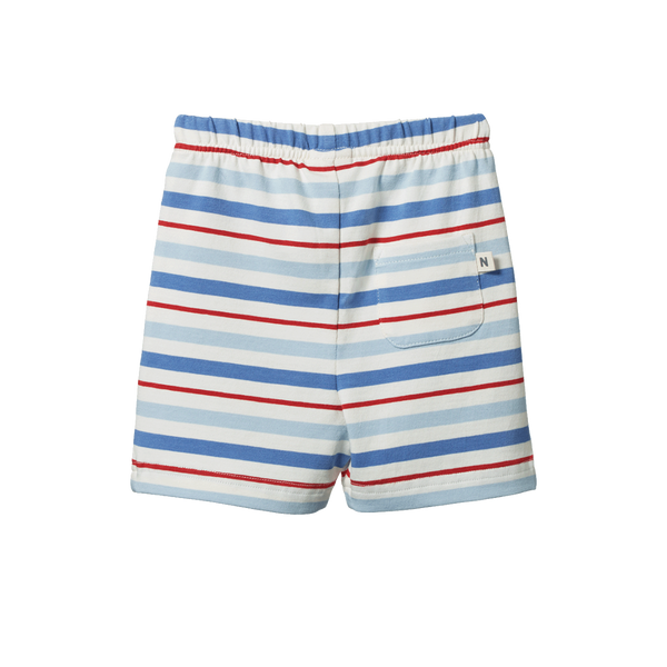 Nature Baby Jimmy Shorts - Surf Stripe Print