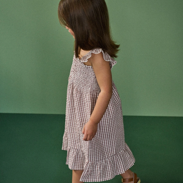 Nature Baby Gala Dress - Twilight Check