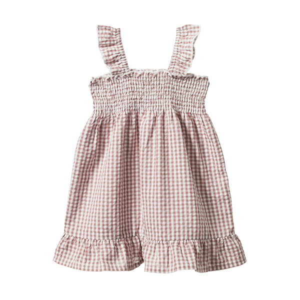 Nature Baby Gala Dress - Twilight Check