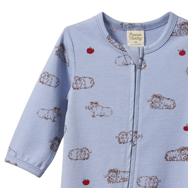 Nature Baby Dreamlands Suit - Guinea Pig Gala Dusky Print