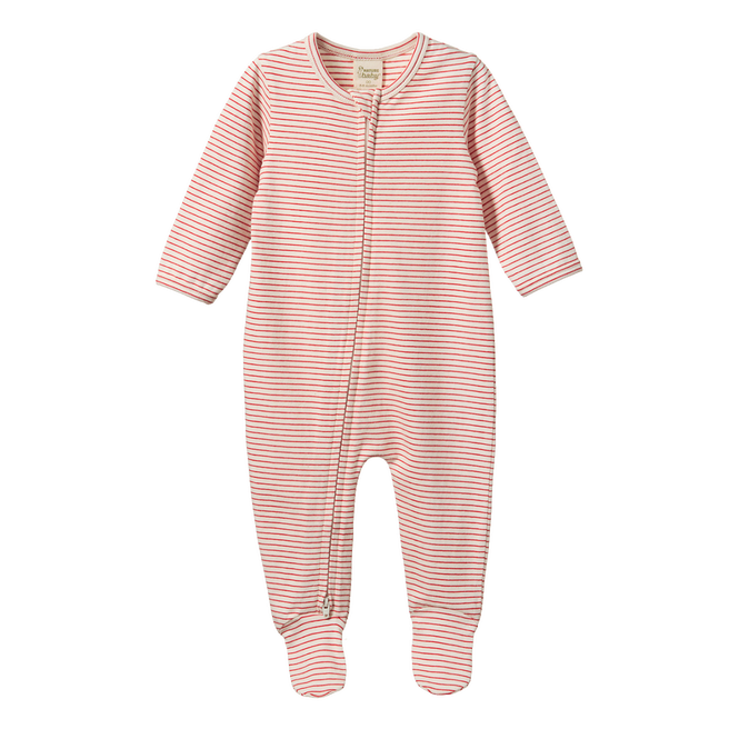 Nature Baby Dreamlands Suit - Red Pinstripe