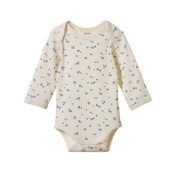 Nature Baby L/S Bodysuit - Daisy Print