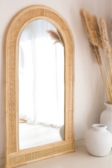 Rattan Arch Mirror