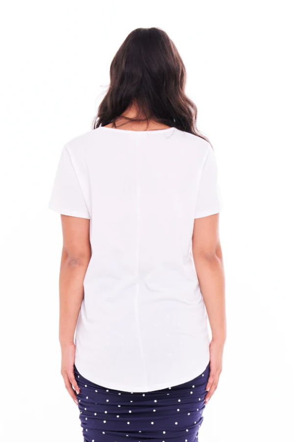 Betty Basics Ava Tee - White