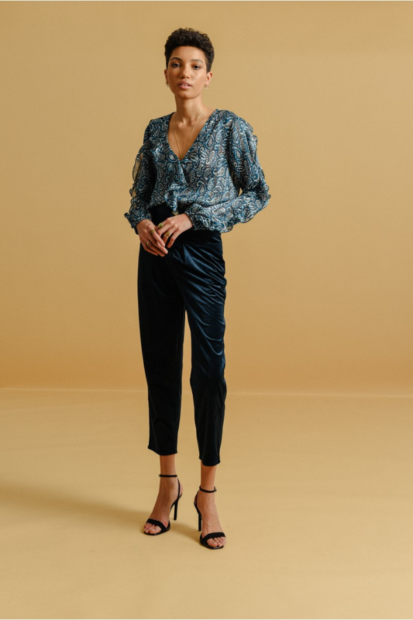 Molly Bracken Kelly Blouse - Duck Blue