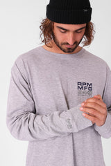 RPM Globe L/S Tee - Grey