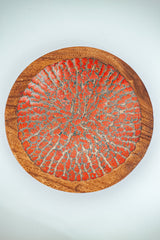 Small Sized Timber Plate - Painted