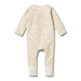 Wilson & Frenchy Organic Boyleg Zipsuit - LITTLE GARDEN