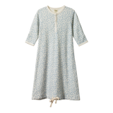 Nature Baby Cotton Gown - Daisy Belle Blue