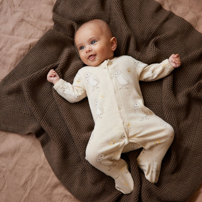 Nature Baby Cotton Stretch & Grow - NB Print