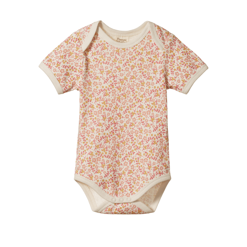 Nature Baby S/S Bodysuit - Daisy Belle