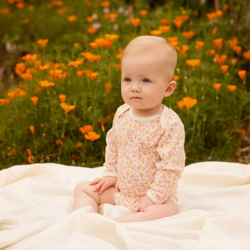 Nature Baby L/S Bodysuit - Daisy Belle