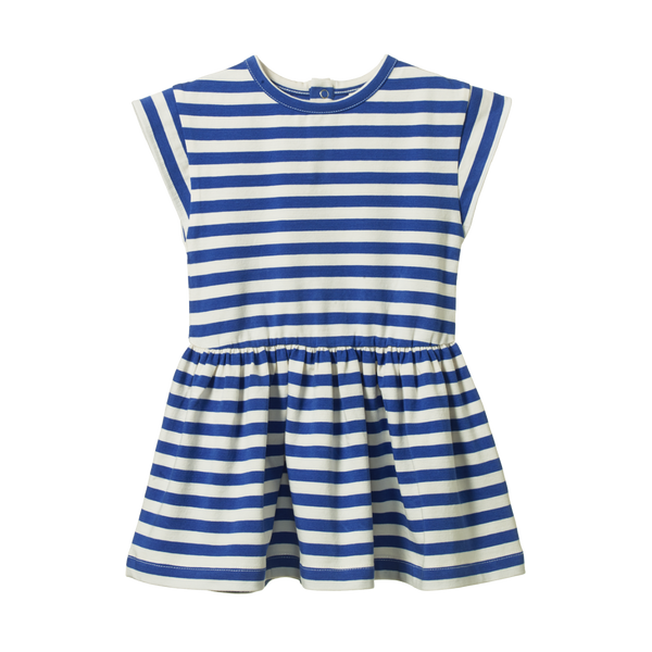 Nature Baby Twirl Dress - Isle Blue Sea Stripe